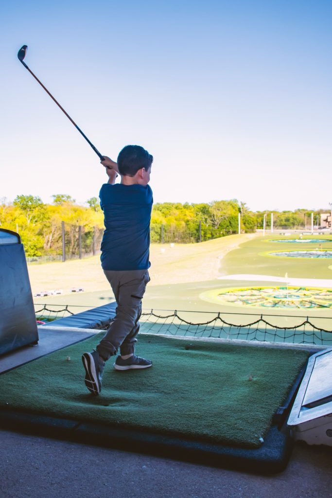 Golftraining für Kinder