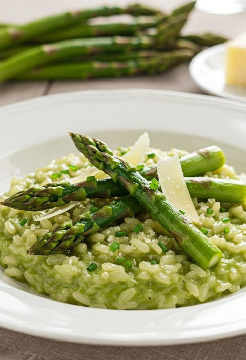 Frühlingsrezept Spargelrisotto